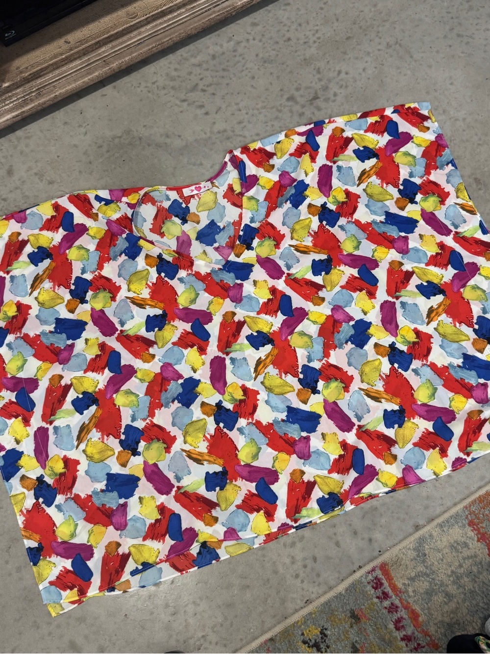 Color Splash Print Shirt - Multicolor